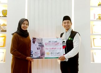Beeme Gandeng Dompet Dhuafa Lampung Wujudkan Kepedulian untuk Palestina