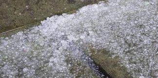 Hujan Es Sebesar Kelereng Terjang Bandung Barat